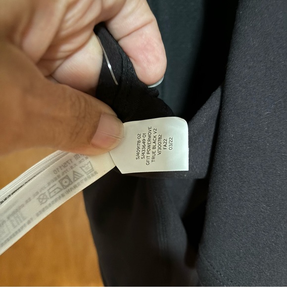 GapFit PowerMove Cross Back Tank Top Sports Bra True Black Size XXL NWT - Picture 4 of 6